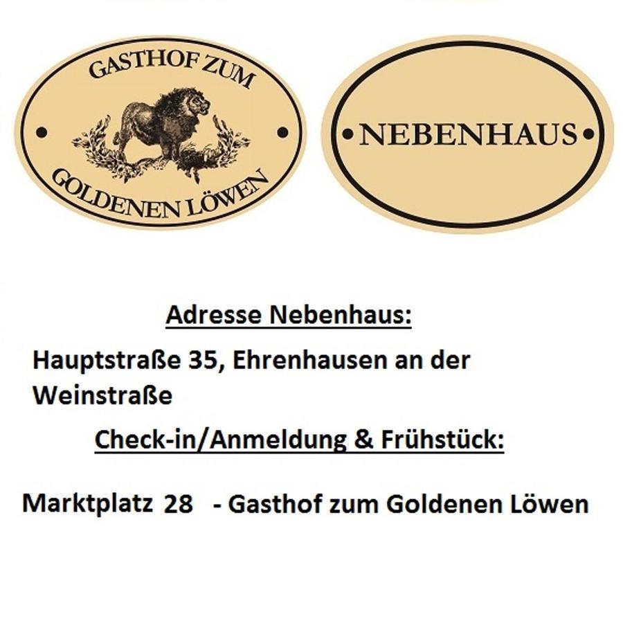 Gasthof Zum Goldenen Loewen - Nebenhaus Bed and Breakfast Ehrenhausen Buitenkant foto